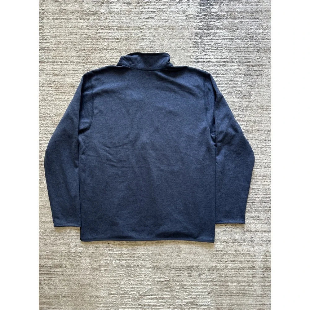 The North Face Men XL Blue Heather Skyline 1/2 Zip Jacket Fleece Lucas Horsfall